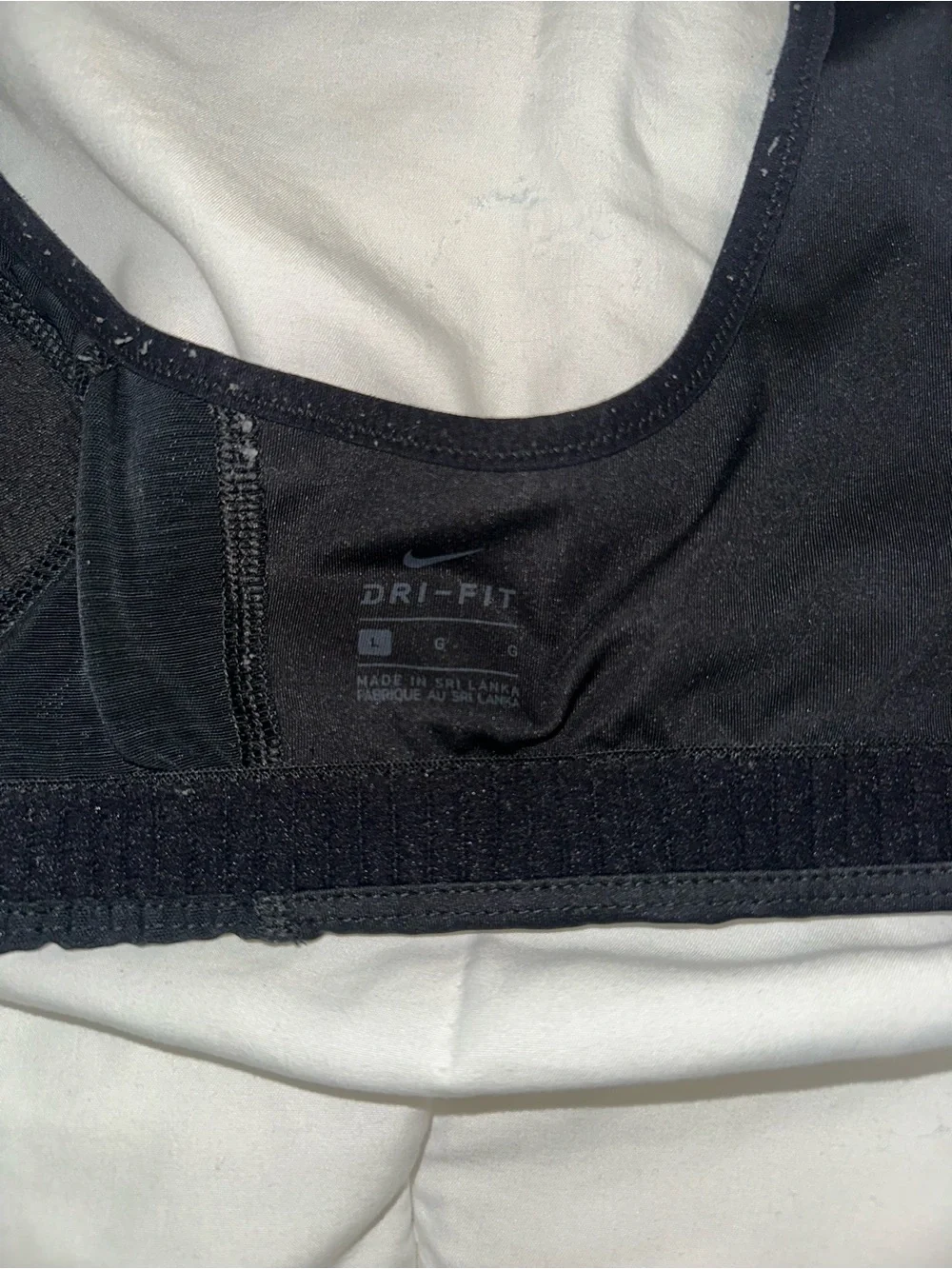 Nike Black Front-Zip High Support Sports Bra